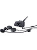 Callstel Intercom-Motorrad-Headset BTH-300.rm + Fernbedienung, 2er-Set Callstel Bluetooth-Intercom-Headsets f&uuml;r den Motorradhelme