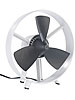 infactory Tisch-Ventilator "Streamline" im Turbinen-Design, V2, 8", 18 Watt infactory Tischventilatoren