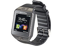 simvalley MOBILE 1,5"-Handy-Uhr/Smartwatch PW-430.mp, BT 3.0, Kamera simvalley MOBILE Handy Smartwatches mit Bluetooth