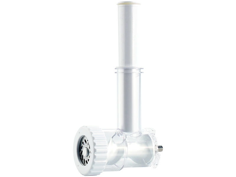 Rosenstein & Sohne 2in1-Slow Juicer mit Fleischwolf-Aufsatz