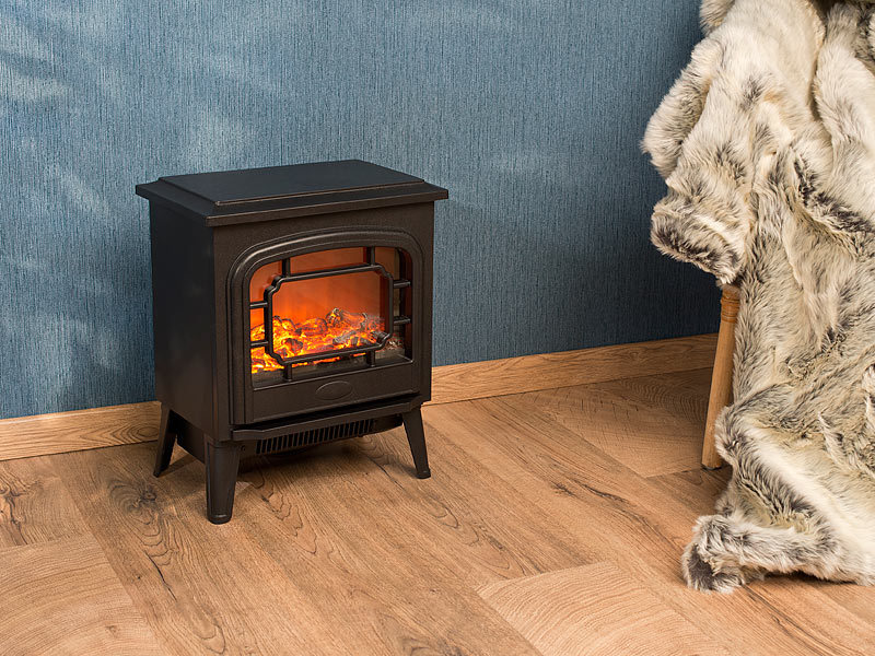 Carlo Milano Elektrischer Kaminofen, 2.000 Watt