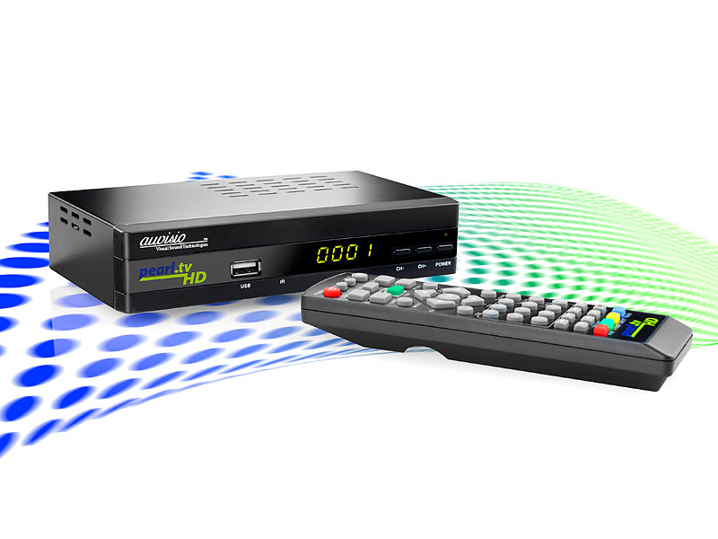 Auvisio Digitaler Hd Sat Receiver Dsr 395u auvisio pearl.tv HD-Sat-Receiver DSR-395U.SE, Full-HD-Player (refur.)