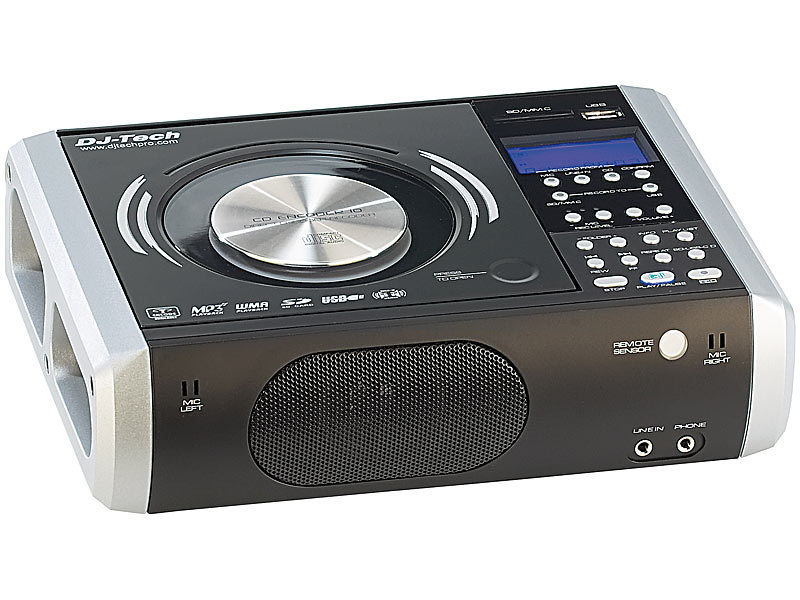 Professioneller CD & MP3Player mit DigitalRecorder