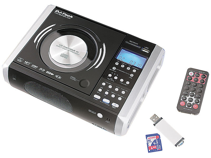 Professioneller CD & MP3Player mit DigitalRecorder