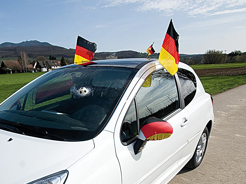 Autoantenne Kurzstabantenne mit Deutschland-Fahne bei PEARL