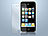 Somikon Displayschutzfolie für für iPhone 4/4s, glasklar 5er-Set Somikon Displayfolie (iPhone 4/4S)