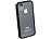 Xcase 2in1-Schutzcover m. integriertem Staubschutz für iPhone 4/4s, schwarz Xcase Schutzhüllen für iPhones 4/4s