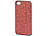 Xcase Glamour-Schutzcover für iPhone 4/4s, feurig rot Xcase Schutzhüllen für iPhones 4/4s
