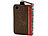 Xcase Edle Kunstleder-Schutzhülle im Buch-Design für iPhone 4/4s, braun Xcase Schutzhüllen für iPhones 4/4s