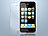 Somikon Displayschutzfolie für Apple iPhone 3G/3Gs, glasklar 5er-set Somikon Displayfolien (iPhone 3G/3Gs)