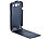 Xcase Stilvolle Klapp-Schutztasche für Samsung Galaxy S3, schwarz Xcase Schutzhüllen (Samsung)