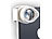 Somikon Mikroskop-Adapter für iPhone mit 4-fach Vergrößerung Somikon Vorsatz-Kamera-Linsen für iPhone 4/4S