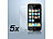 Somikon Displayschutzfolie für für iPhone 4/4s, glasklar 5er-Set Somikon Displayfolie (iPhone 4/4S)