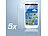 Somikon Anti Fingerprint-Display-Schutzfolie Samsung Galaxy S3 5er-Set Somikon Displayfolien (Samsung)