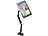 Callstel iPad & Tablet Universal Saugnapf-Schwenk-Halterung, 7 bis 11 Zoll Callstel Universal-Tablet-Schwenkarme