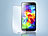 Somikon Glasklare Display-Schutzfolie für Samsung Galaxy S5 (5er Set) Somikon Displayfolien (Samsung)