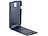 Xcase Stilvolle Klapp-Schutztasche für Samsung Galaxy S5, schwarz Xcase Schutzhüllen (Samsung)