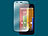 PEARL Displayschutz für Motorola Moto G aus gehärtetem Echtglas, 9H PEARL Displayfolien