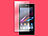 PEARL Displayschutz für Sony Xperia Z1 aus gehärtetem Echtglas, 9H PEARL Displayfolien