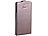 Xcase Stilvolle Klapp-Schutztasche für Samsung Note 3, braun Xcase Schutzhüllen (Samsung)