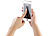 Somikon Randloses Displayschutz-Cover für iPhone 6/s Echtglas 9H, weiß Somikon Echtglas Displayschutz (iPhone 6/6s)