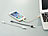 Callstel LED-Ladekabel für iPhone, Apple-lizenziert, 15 cm, silber Callstel Original Apple-lizenzierte Lightning-Kabel (MFi)
