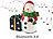 Callstel Weihnachtlicher "Schneemann" Lautsprecher mit Bluetooth, 8 Watt Callstel