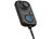 Callstel Kfz-Freisprechsystem, Bluetooth 5, Versandrückläufer Callstel Kfz-Freisprechsystem AUX / USB mit langem Mikrofon-Label