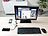 Callstel USB-Hub DeX Smartphone-PC-Adapter, USB C PD, 3xUSB 3.0, HDMI, SD, 60W Callstel
