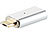 Callstel Magnetischer Micro-USB-Adapter für Lade- & Datenkabel, silber, 2er-Set Callstel