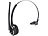 Callstel Profi-Mono-Headset mit Bluetooth, Geräuschunterdrückung, 15-Std.-Akku Callstel