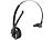 Callstel Profi-Mono-Headset mit Bluetooth, Geräuschunterdrückung, 15-Std.-Akku Callstel