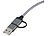Callstel 8in1-Lade- & Datenkabel USB-C/A zu USB-C/Micro-USB/Lightning, 200cm,3A Callstel Multi-USB-Kabel für USB A und C, Micro-USB und 8-PIN