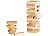 Playtastic Geschicklichkeitsspiel "Wackelturm" mit 48 Spielsteinen aus Holz Playtastic Wackeltürme aus Holz