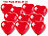 Playtastic 10er-Pack Luftballons in Herzform Playtastic Luftballons