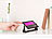 infactory Schwenkbares Mini-Sandbild "Dream Pink" mit Standfuß, 110 x 65 mm infactory Sandbilder