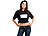 infactory T-Shirt mit beschriftbarem Leucht-Panel Größe XL infactory LED-T-Shirts