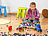 Playtastic Action-Set mit Riesen-Lkw, Fernbedienung & 500 Bausteinen Playtastic Ferngesteuerter Fahrzeug-Untersatz (passend zu Bausteinen von Lego)