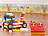 Playtastic 500 Steck-Bausteine inkl. Auto mit Funkfernbedienung Playtastic Ferngesteuerter Fahrzeug-Untersatz (passend zu Bausteinen von Lego)