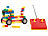 Playtastic 500 Steck-Bausteine inkl. Auto mit Funkfernbedienung Playtastic Ferngesteuerter Fahrzeug-Untersatz (passend zu Bausteinen von Lego)