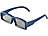 Somikon Hochwertige 3D-Brille mit Polfiter-Technologie, linear