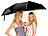 PEARL Paar-Regenschirm für 2 Personen inklusive Schutzhülle PEARL