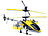 Simulus 4-Kanal Fernlenk-Mini-Hubschrauber GH-245 mit 5 Rotoren, Gyro Simulus Ferngesteuerter 4-Kanal Helikopter