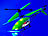 Simulus Nachleuchtender 3,5-Kanal-Hubschrauber "GH-324.ghost", 2,4 GHz Simulus Ferngesteuerter Helikopter
