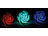Lunartec LED-Wasserrosen mit Farbwechsler (3er-Set) Lunartec LED Schwimmlichter