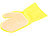 Reinigungshandschuh: PEARL Handschuh mit Polier-Pad aus Acryl, rechtshändig
