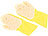 PEARL Handschuhe mit Polier-Pad aus Wollfasern, rechts- & linkshändig PEARL Reinigungs- und Pflegehandschuhe