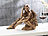 Carlo Milano Sitzende Frauen-Statuette, Kunstharz-Guss in Bronzeoptik Carlo Milano Frauenskulpturen