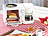Rosenstein & Söhne Kompakter 3in1-Frühstücksofen, 1.150 Watt (Versandrückläufer) Rosenstein & Söhne Frühstücksöfen mit Kaffeemaschinen und Pfannen