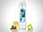 Rosenstein & Söhne Trinkflasche, Wasserflasche mit Fruchtbehälter, Tritan, BPA-frei, blau Rosenstein & Söhne Trinkflaschen mit Fruchtbehälter